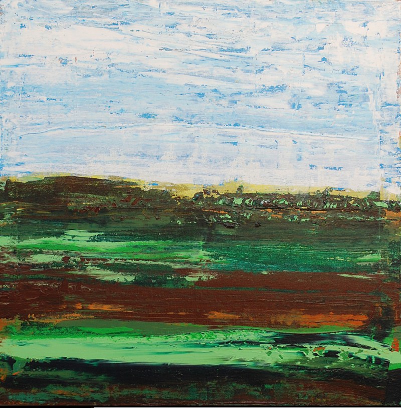 'Untitled' acrylic on canvas, 24 by 24 inches, 2014 (sold)